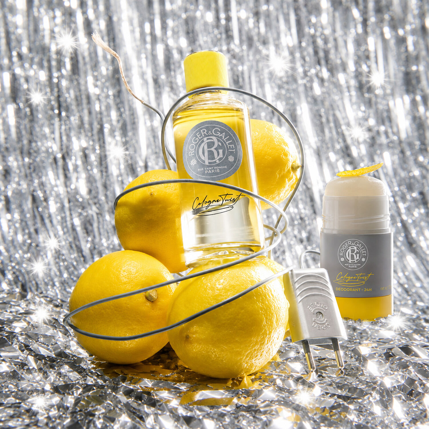 Cologne Twist - Coffret Eau de Cologne 100 ml + Déodorant 24h 50 gr + Trousse