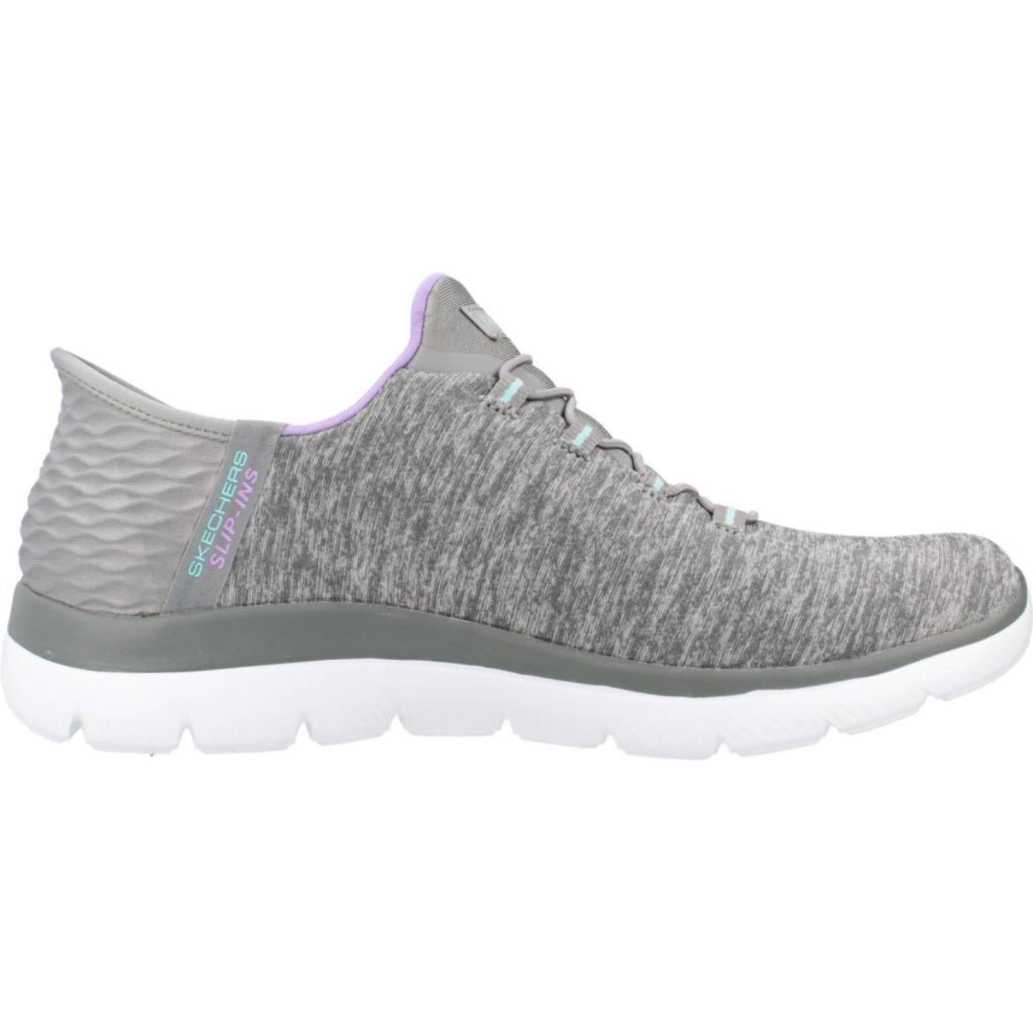 Sneakers De  Mujer Slip-ins: Summits- Dazzling Haze Gris