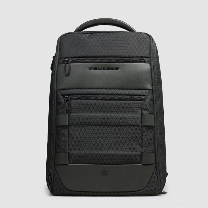 Piquadro Zaino da viaggio modulare porta pc e iPad® con sistema di sicurezza antifurto e tasca portaocchiali