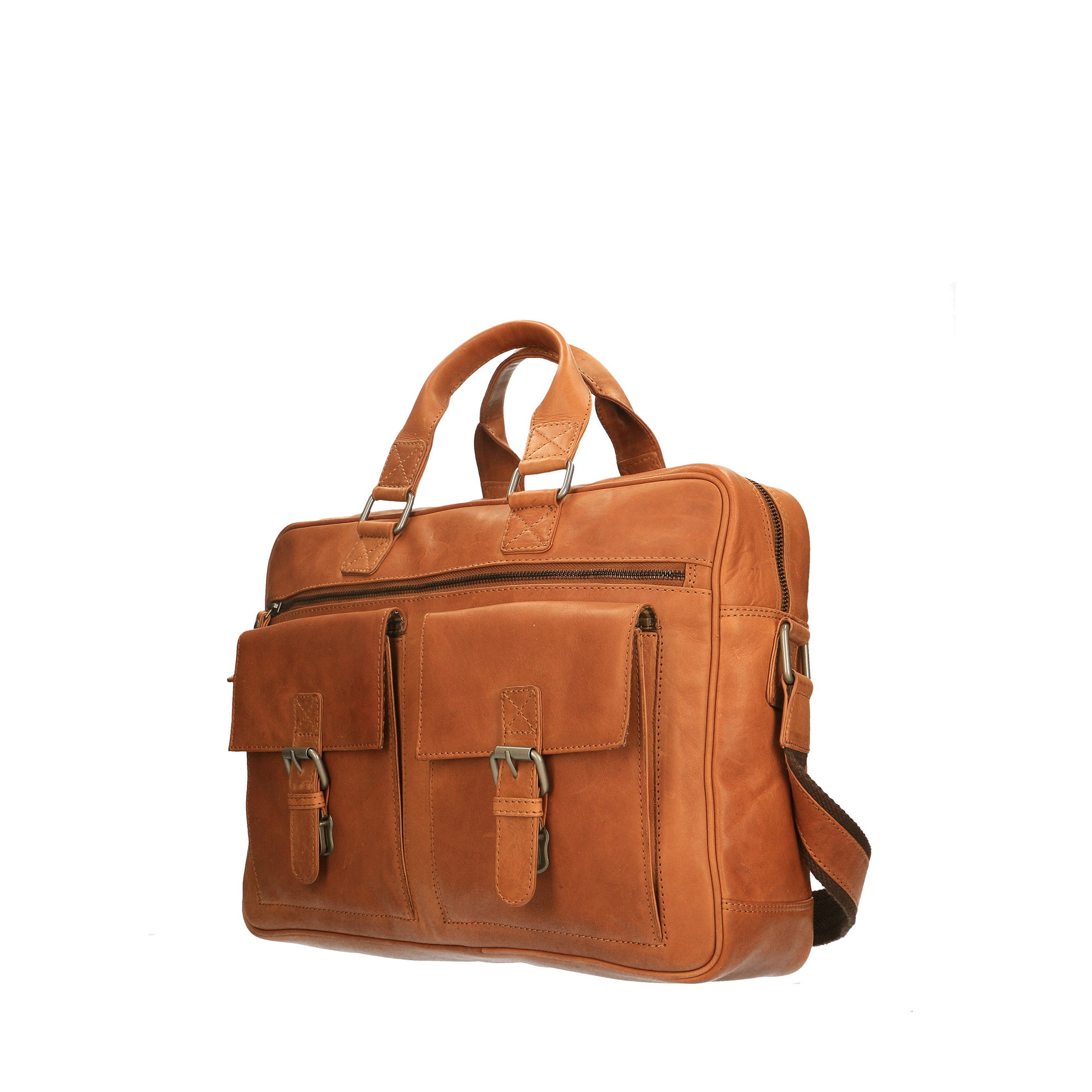 Borsa a mano  da uomo In Vera pelle Made in Italy 40x30x10 cm