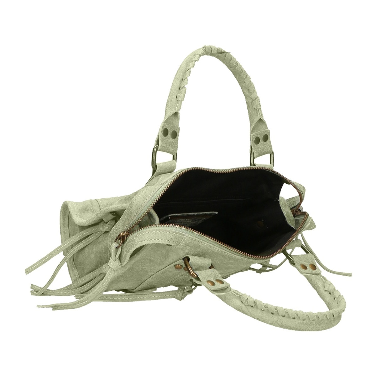 Borsa a spalla da donna - Modello Erisia - Vera pelle - 25.0 x 15.0 x 10.0 cm