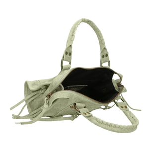 Borsa a spalla da donna - Modello Erisia - Vera pelle - 25.0 x 15.0 x 10.0 cm