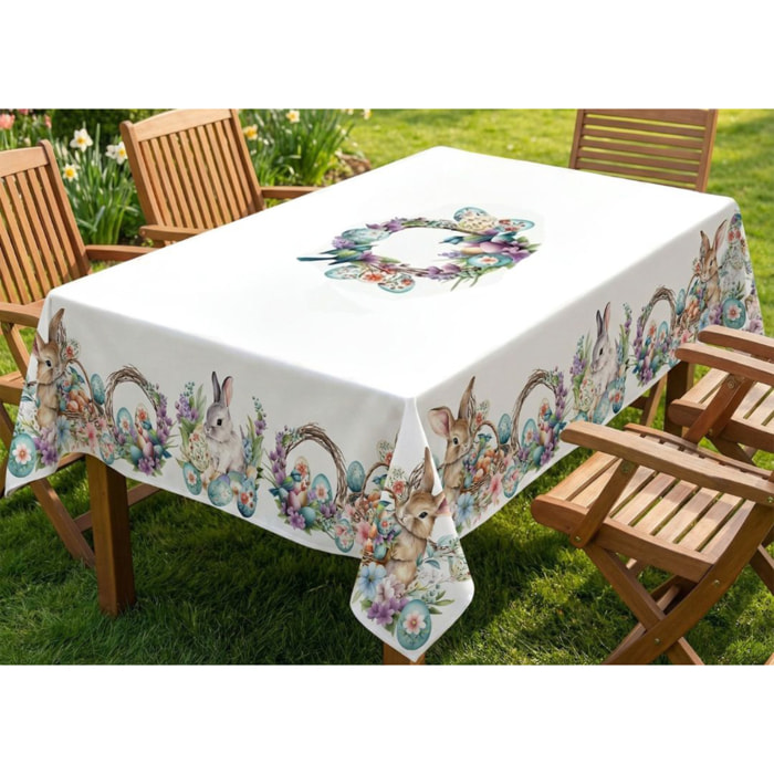 Tovaglia Pasquale Copritavolo Cucina In Stampa Digitale Disegno Colors GI