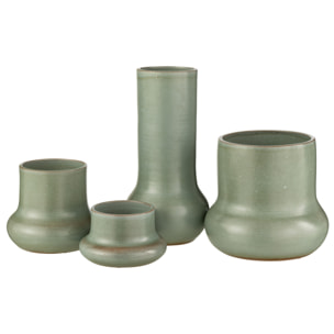 J-Line vase Organique - céramique - bleu/gris - 40 cm de hauteur