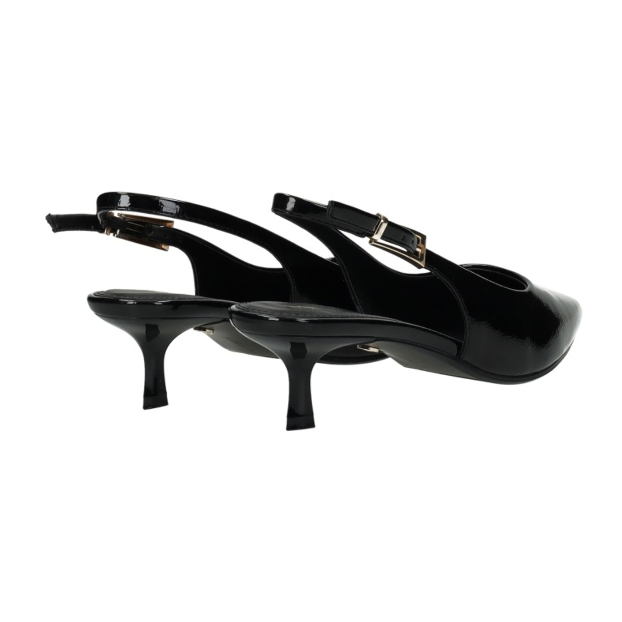 Décolleté sling back Donna Tata Italia Nero