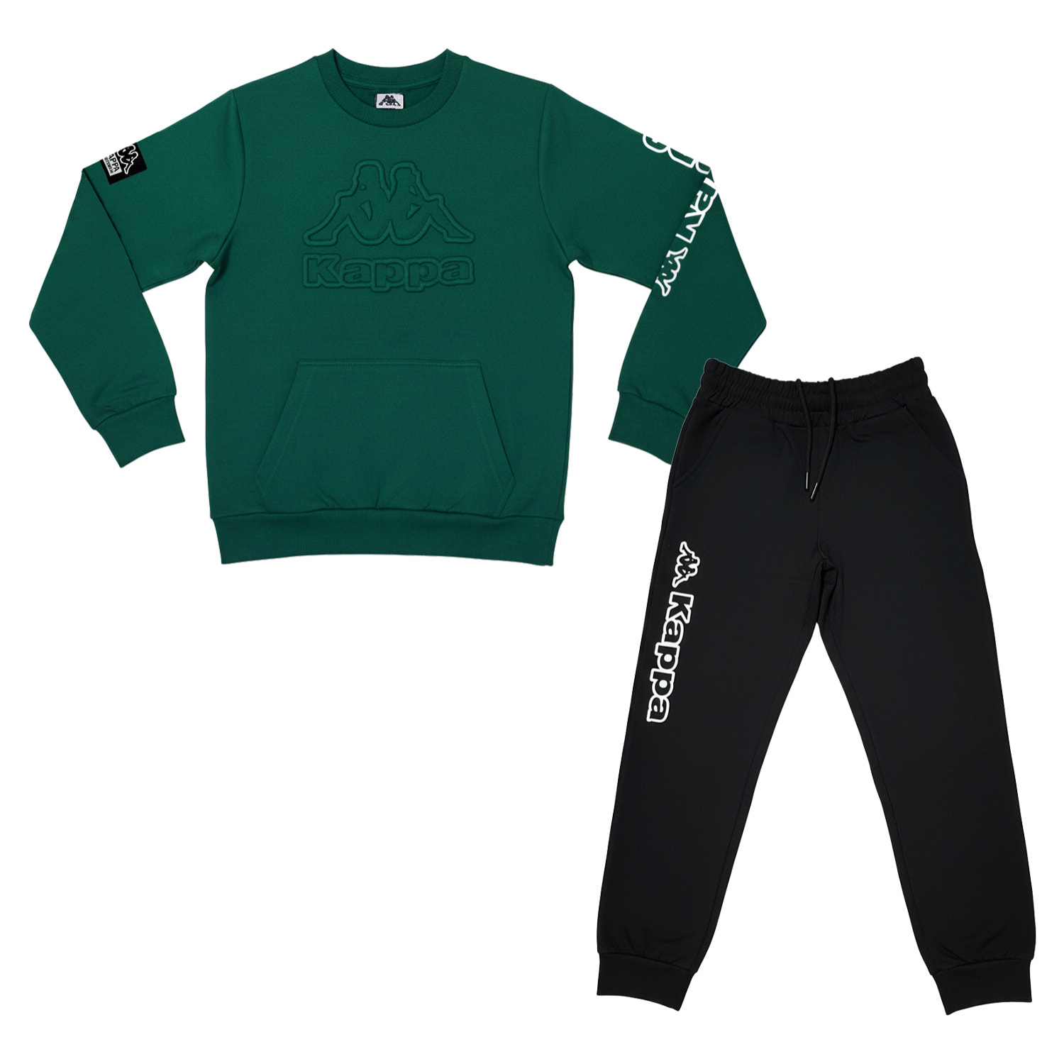 Tuta Ragazzo KAPPA 8 - 16 Anni Cotone Felpato