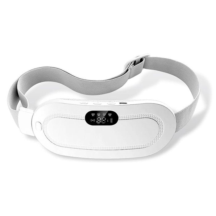 Cintura massaggiante addominale con 3 livelli di calore rapido e funzione di massaggio con 4 intensità.