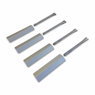 Lot de 4 brûleurs et 4 diffuseurs pour barbecue ATHOS. ALBERT et BAZIN