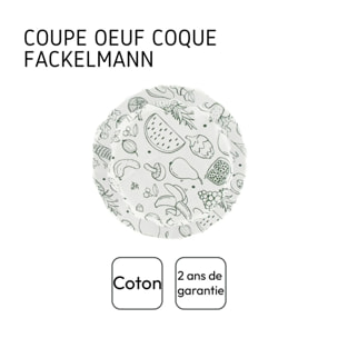 Lot de 3 films étirables réemployables en coton de 8 à 20 cm Fackelmann Nature