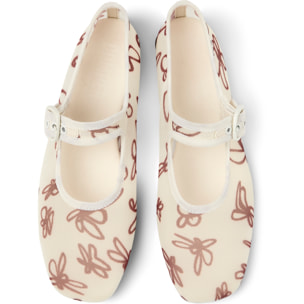 Bailarinas - CAMPER Casi Myra - Blanco - Textil técnico