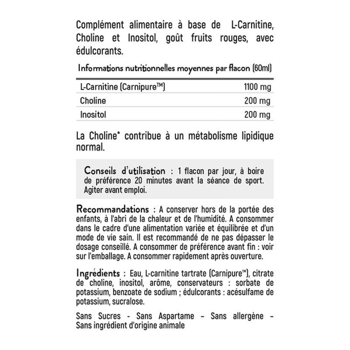 Kill Fit Shot - Concentré brûle graisses - 100% vegan - Actif breveté - Sans sucre - Sans aspartame - Zéro calorie - Flacon 60ml - Goût fruits rouges - Lot de 10 produits