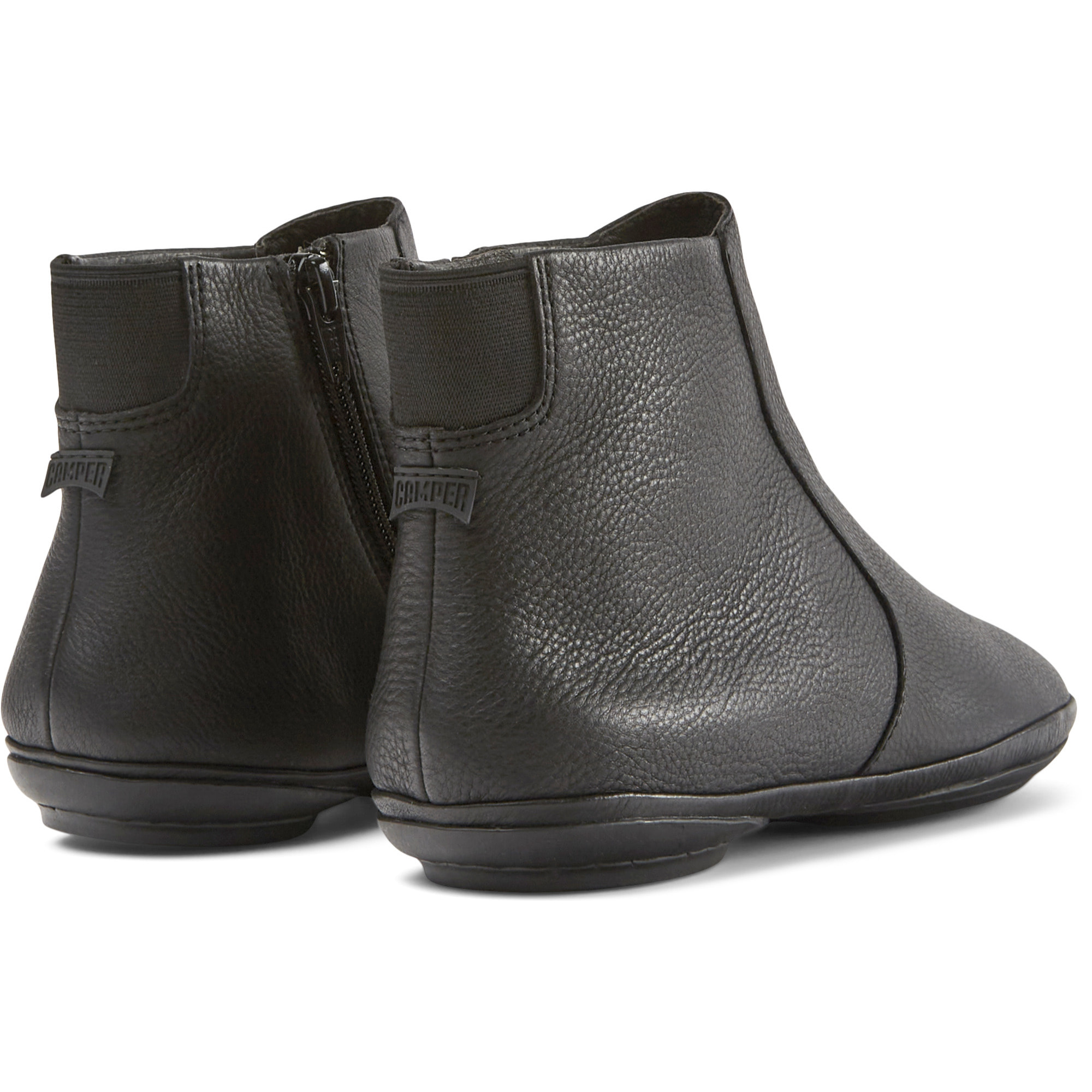 Botines - CAMPER Right Nina - Negro - Cuero liso