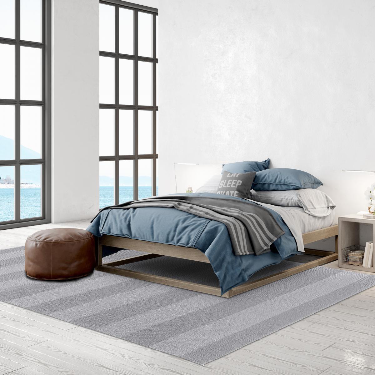 Tapis extérieur kilim fait main rectangle TEMPURA