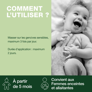 Pranarom - Gel gingival pour poussées dentaires - Bio - 15 ml