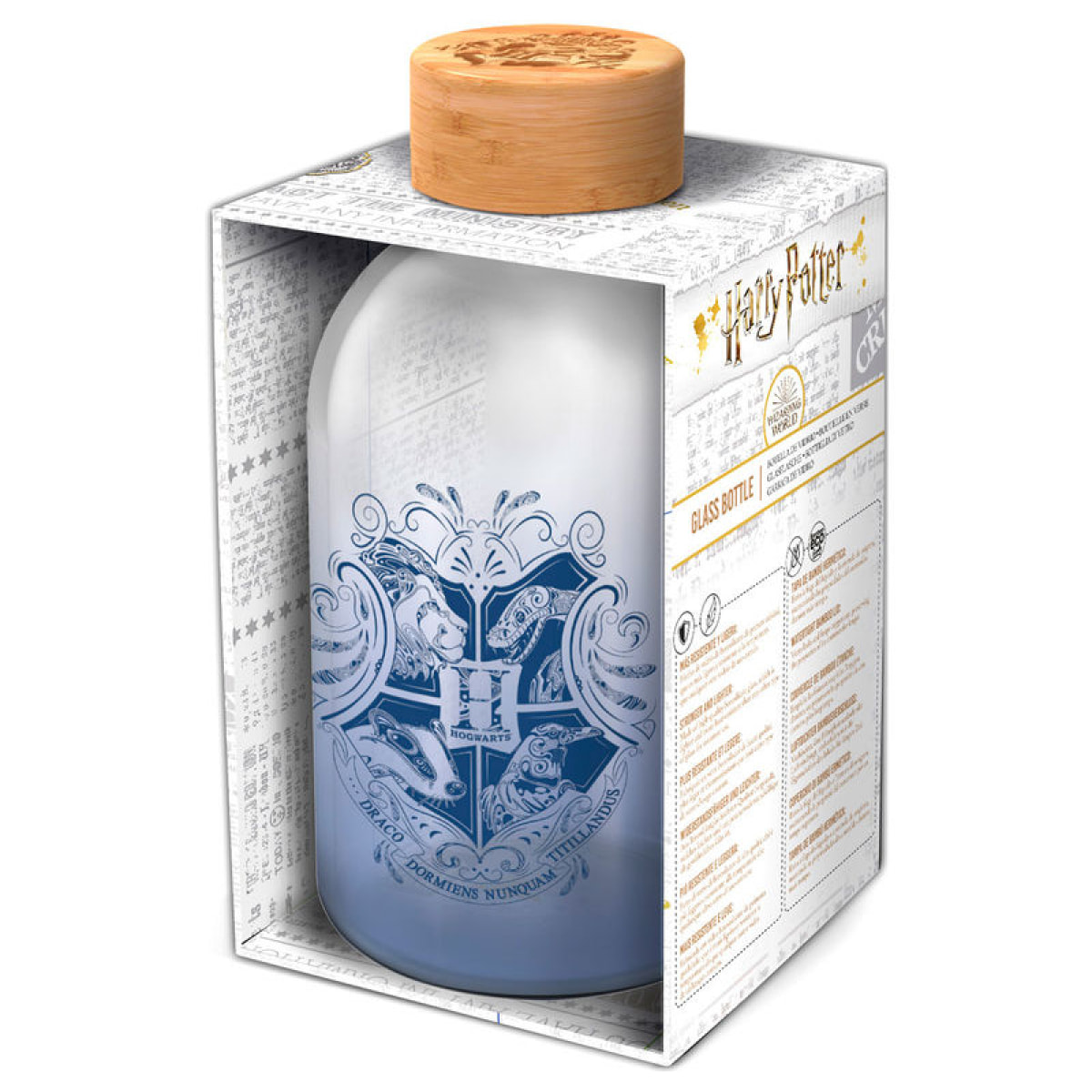 Harry Potter Borraccia in Vetro per Acqua in Vetro Borosilicato 620ml Stor