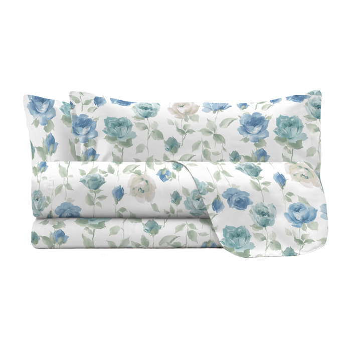 COMPLETO LETTO MATRIMONIALE ATHENA - 100% COTONE MADE IN ITALY