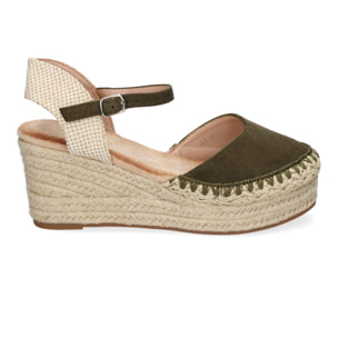 Sandalia de Cuña de Yute para Mujer, Comodas y Elegantes con Detalles Trenzados