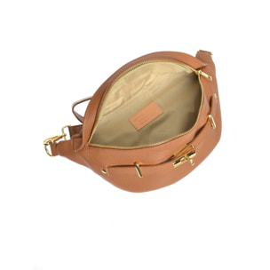 Borsa a spalla Anna Luchini Cammello