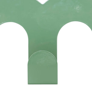 Patère Callista vert 5 crochets