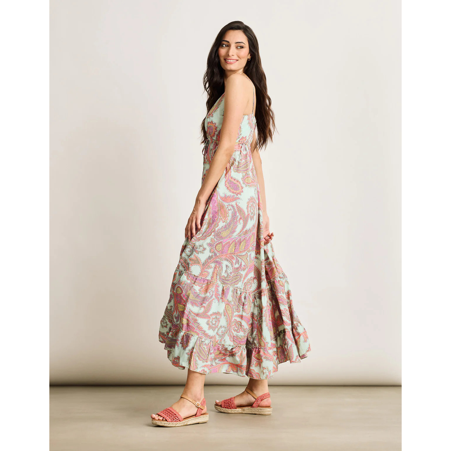 Vestido Largo Turquesa - Aerea