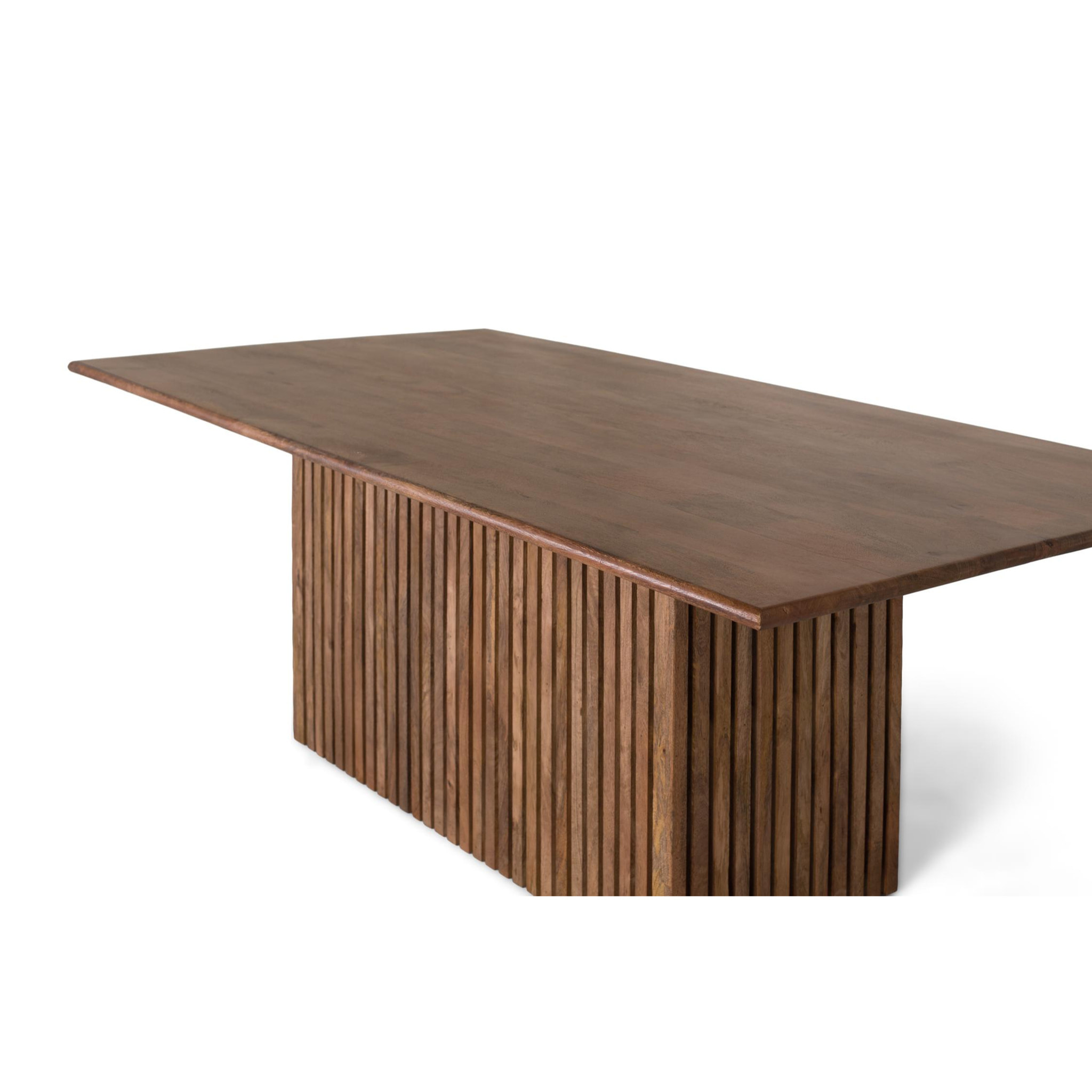 Mesas de Comedor de Madera de Mango 220 Cm Estilo Rústico Moderno