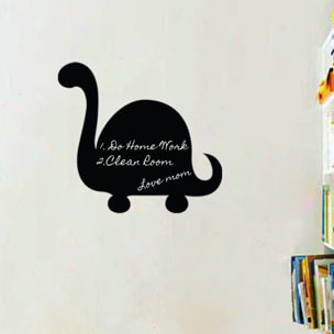 Sticker ardoise tableau noir - stickers muraux adhésif effaçable - DINOSAURE DIPLODOCUS