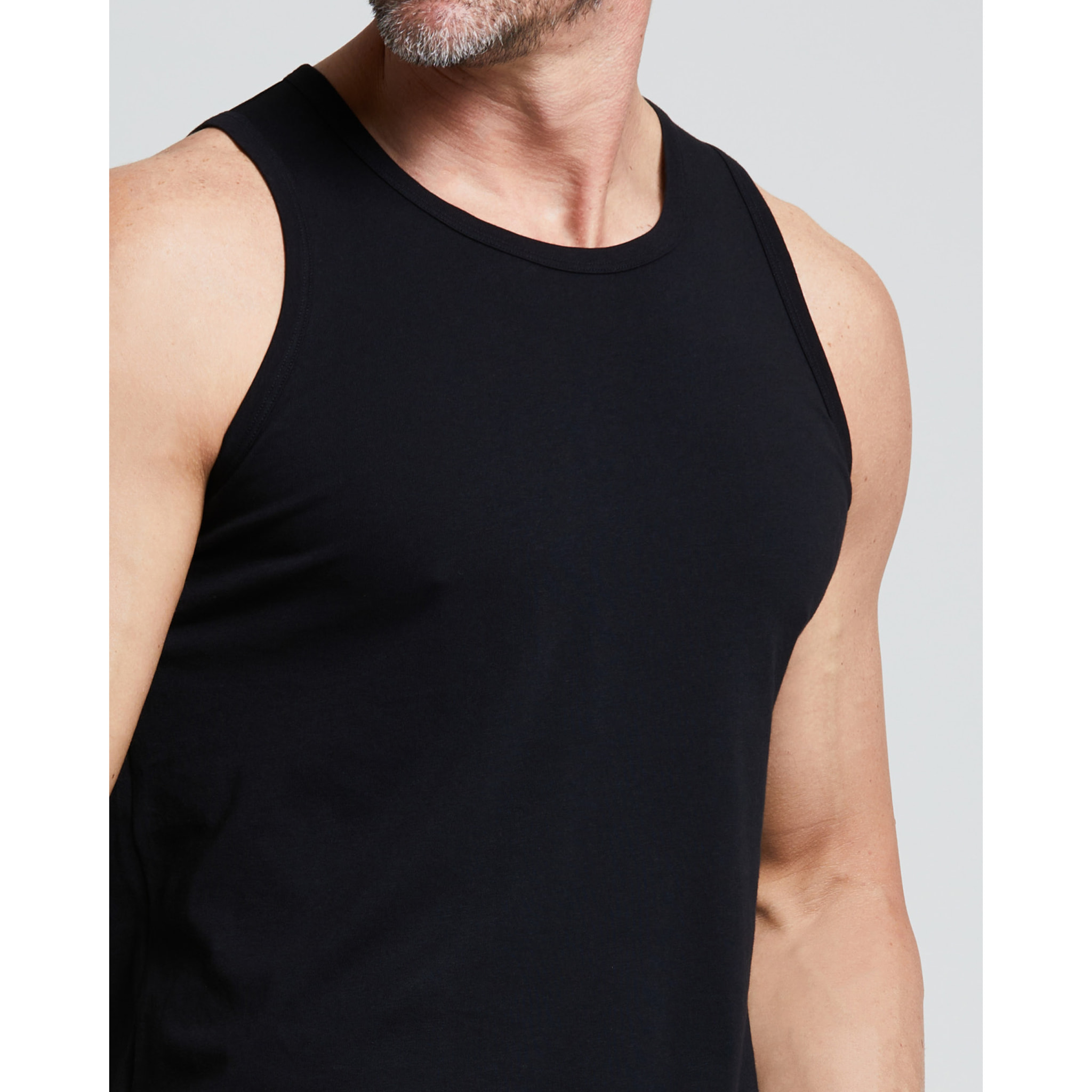 Canotta a spalla grande in cotone organico Cotton Planet vestibilità comfort