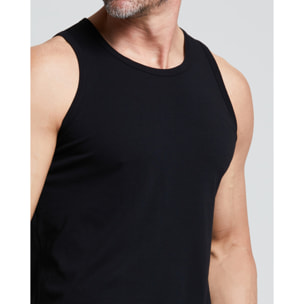 Canotta a spalla grande in cotone organico Cotton Planet vestibilità comfort