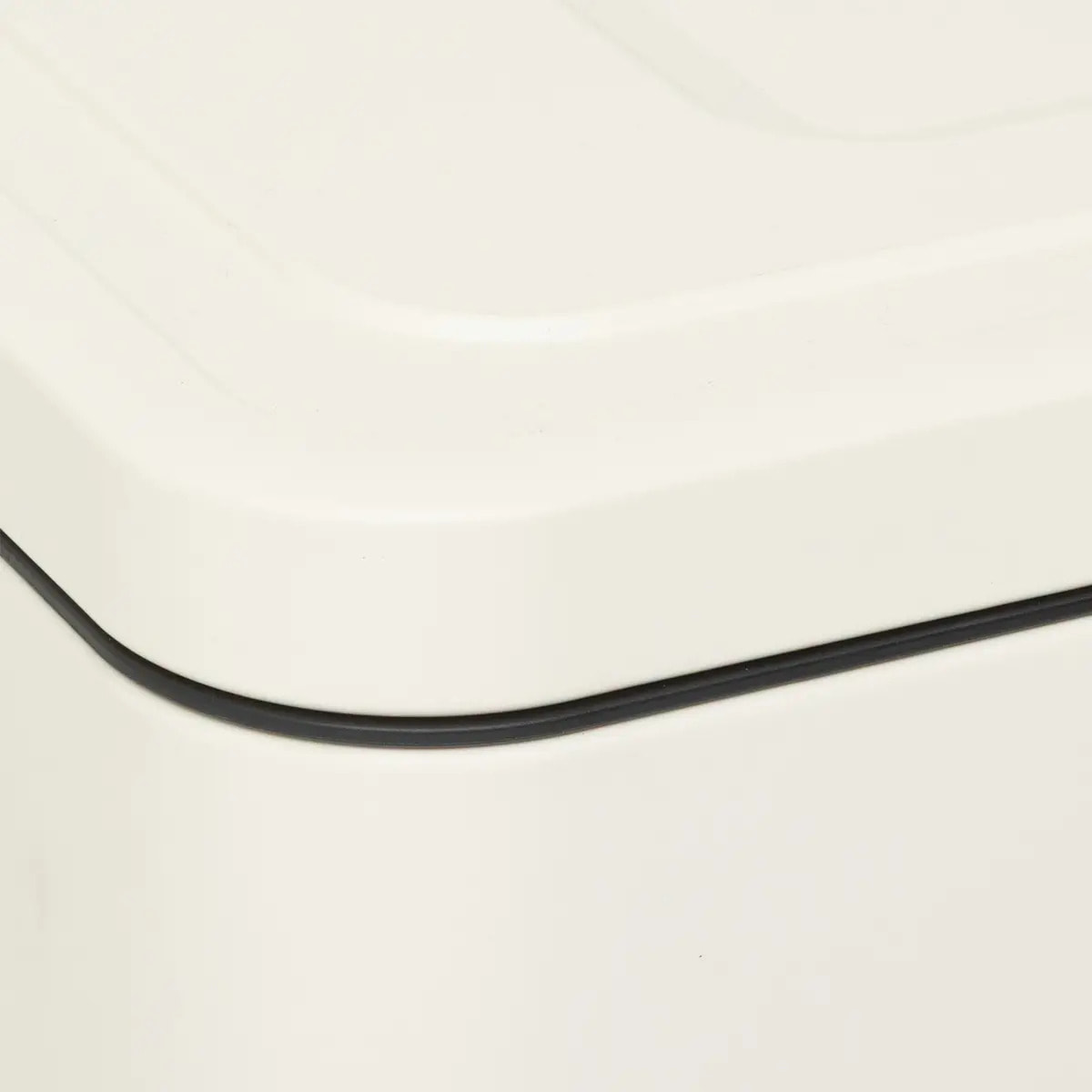 Poubelle Nova avec Pedale 2x30L Beige 45,5x36,5x67 cm