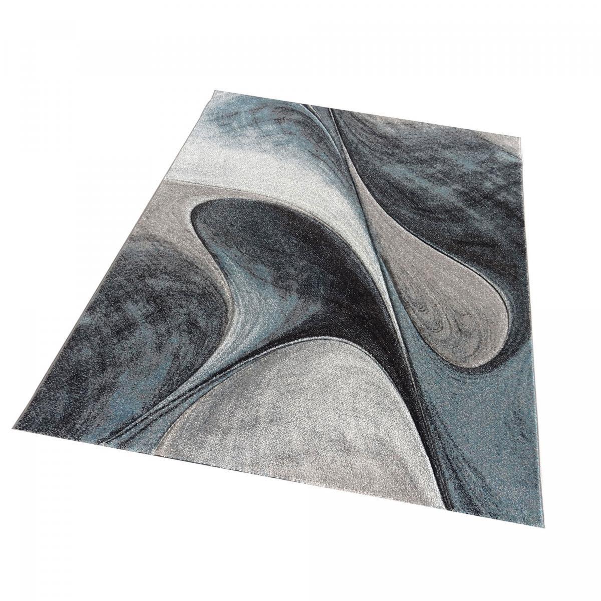 Tapis moderne Tavo avec motif de gouttes d'eau