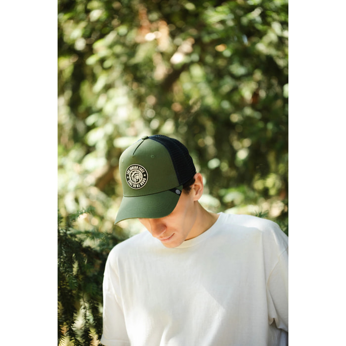 Gorra Trucker Born to Be Free Verde The Indian Face para hombre y mujer