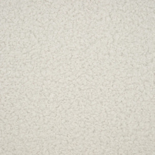 Chaise de bureau "Geos" bouclette blanc