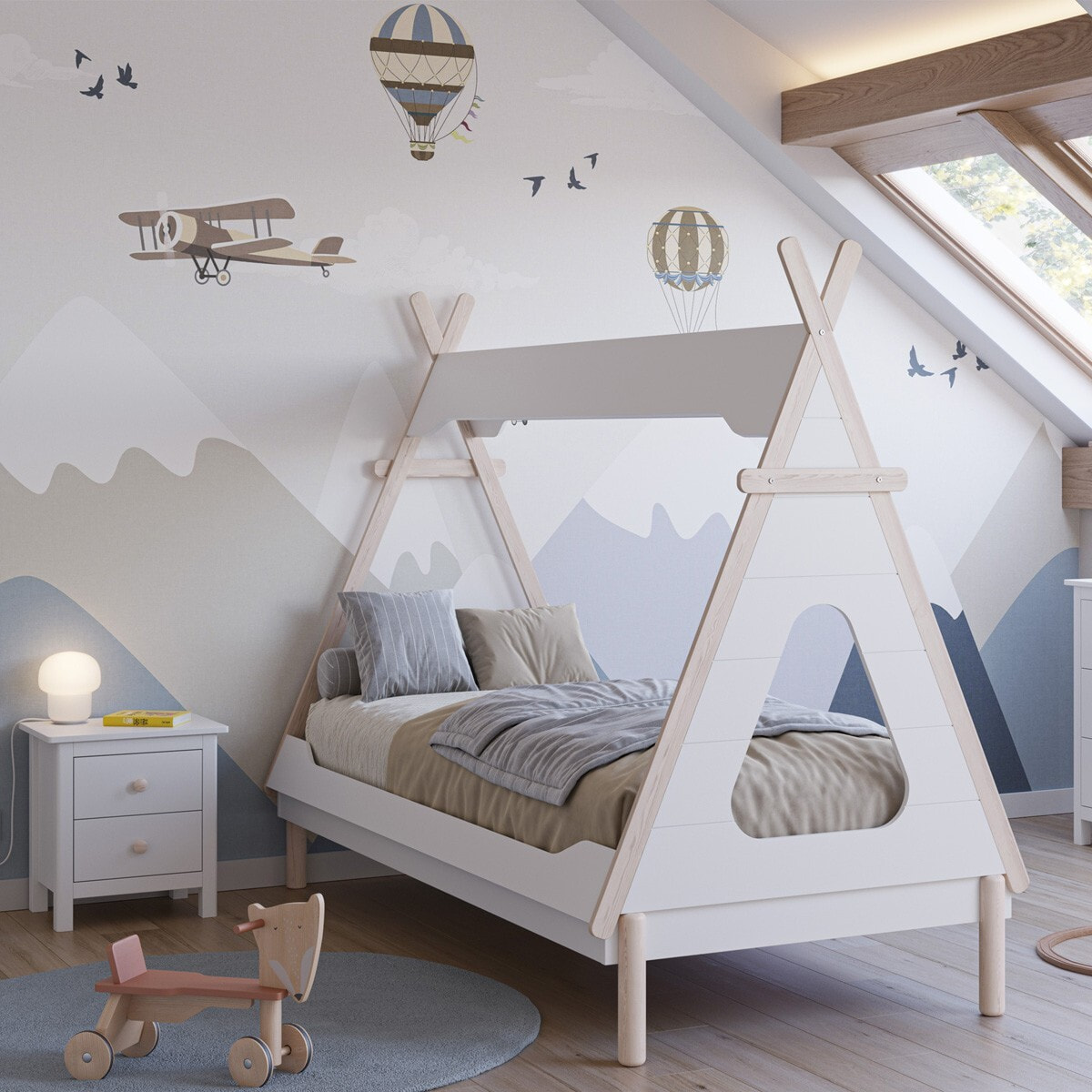 Lit tipi enfant en bois - TOTEM
