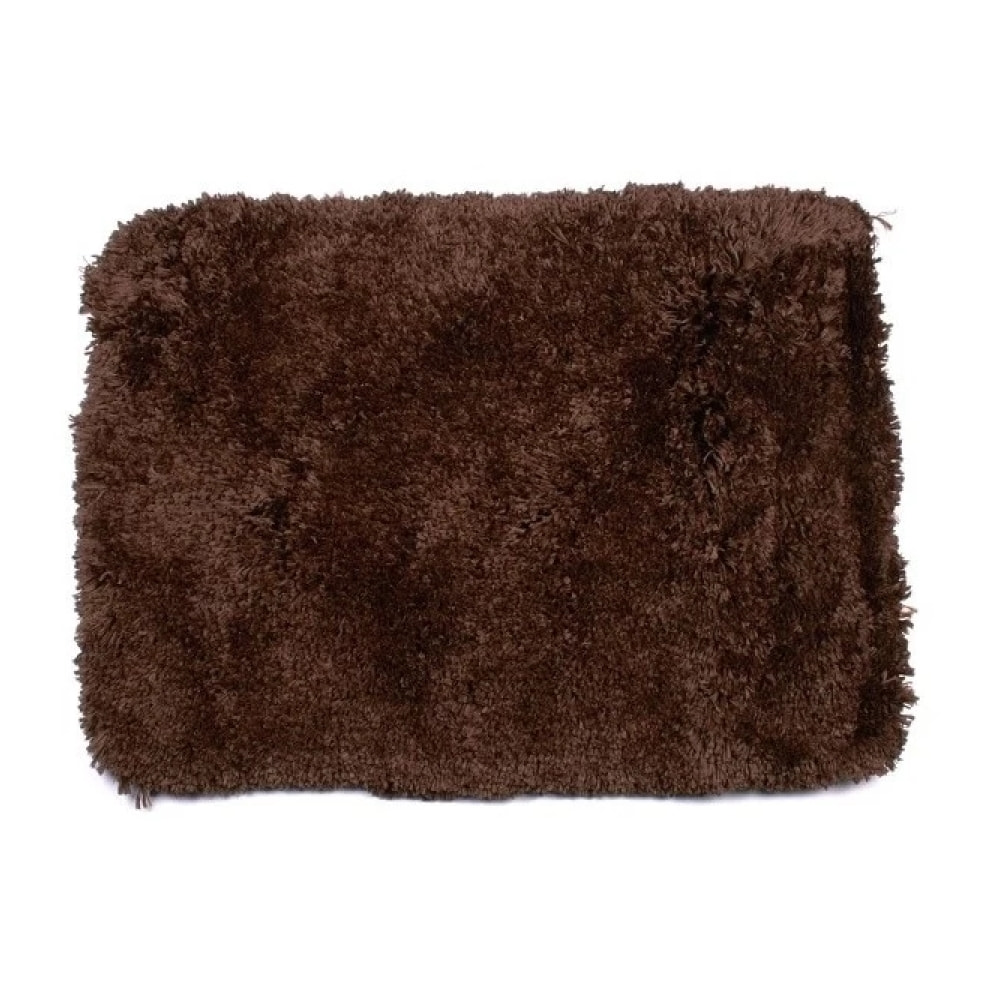 tapis de bain Microfibre 50x70cm Marron Chocolat MSV