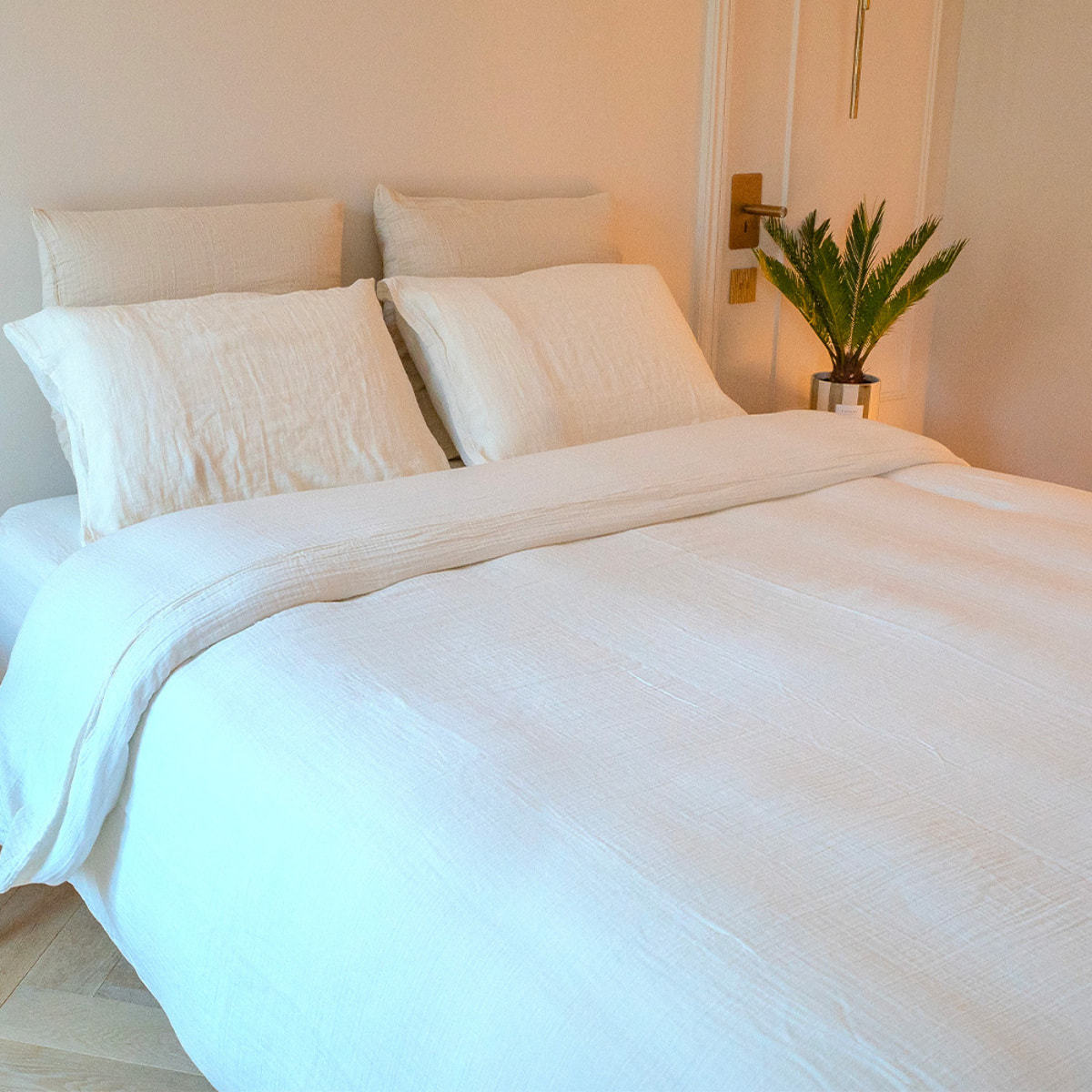 Housse de couette gaze de coton - LOUISE