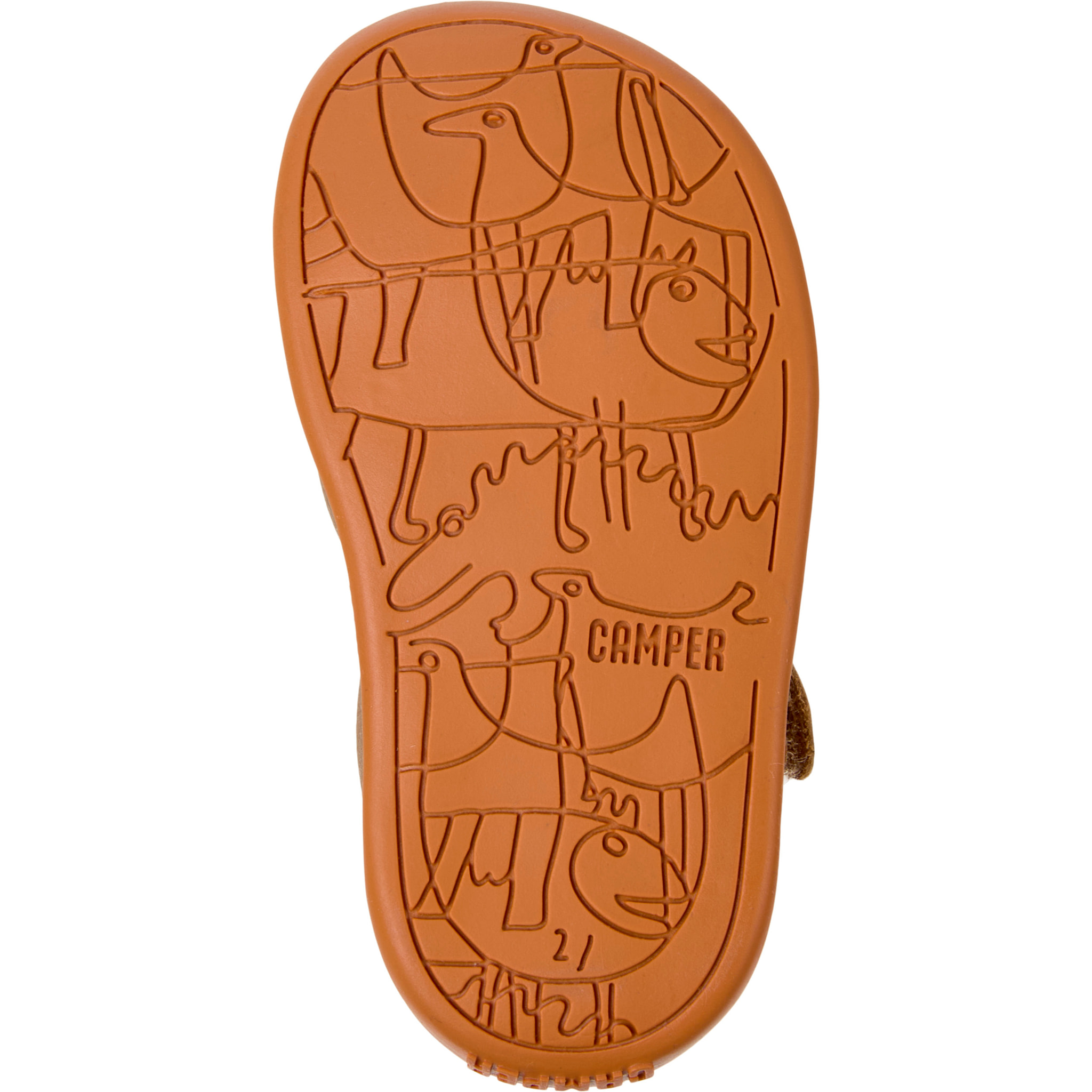 Sandalias - CAMPER Bicho - Beige - Cuero liso