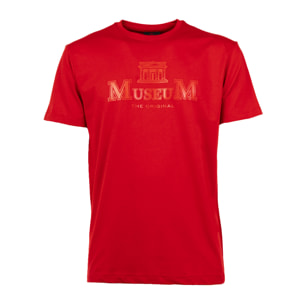 MUSEUM t-shirt uomo rosso