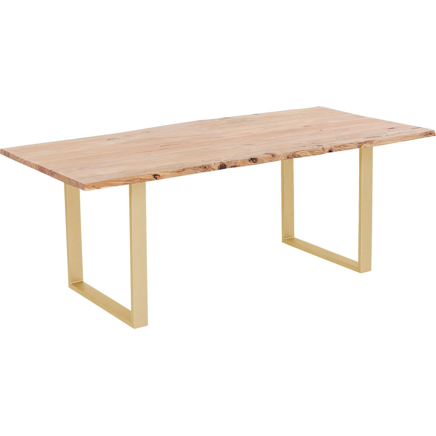 Table Harmony acacia laiton Kare Design