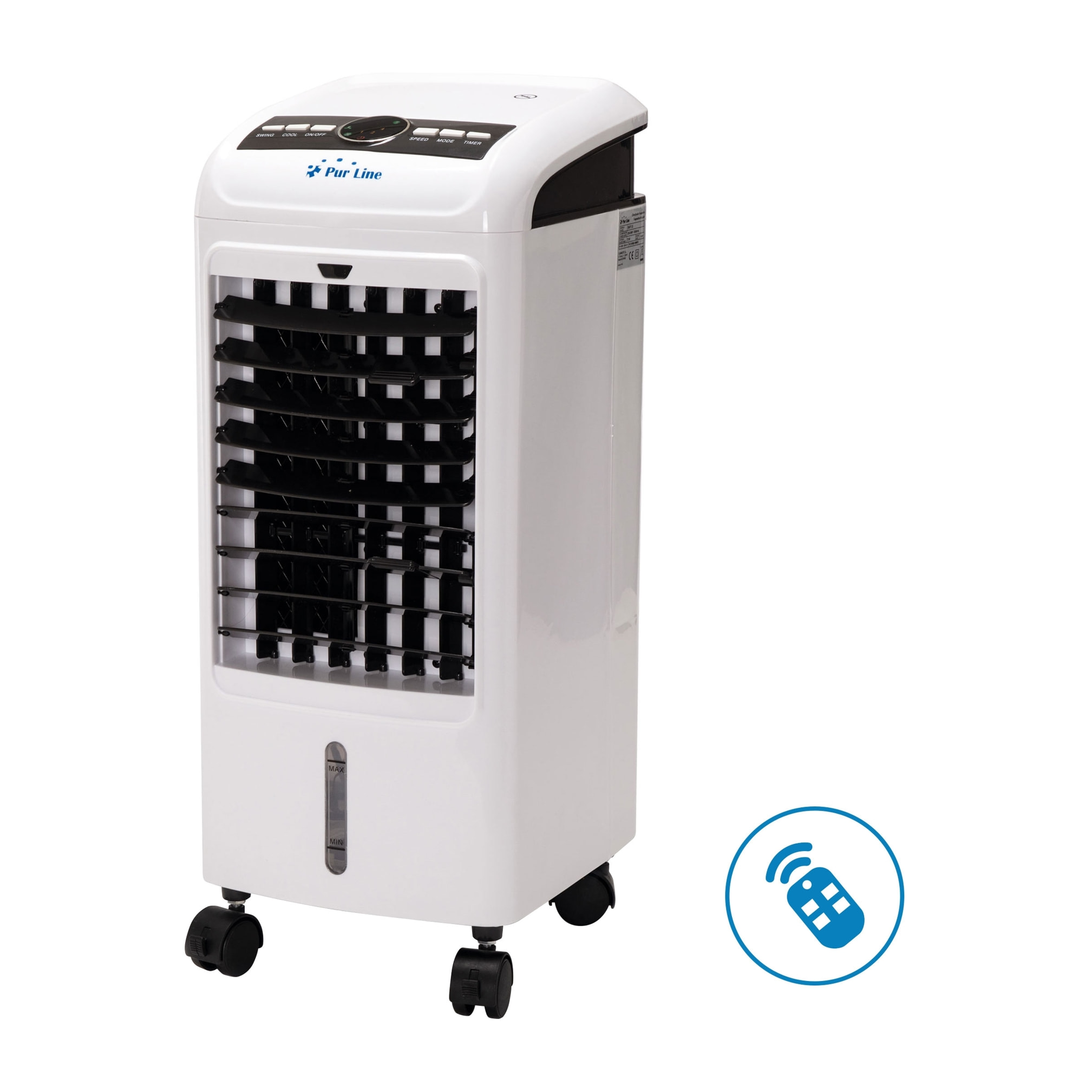 Climatizador evaporativo 75W 3 velocidades y 4L RAFY 55 PURLINE