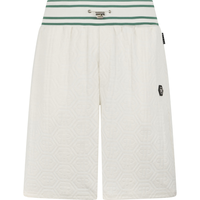 PHILIPP PLEIN Tracksuit Shorts Jacquard Monogram