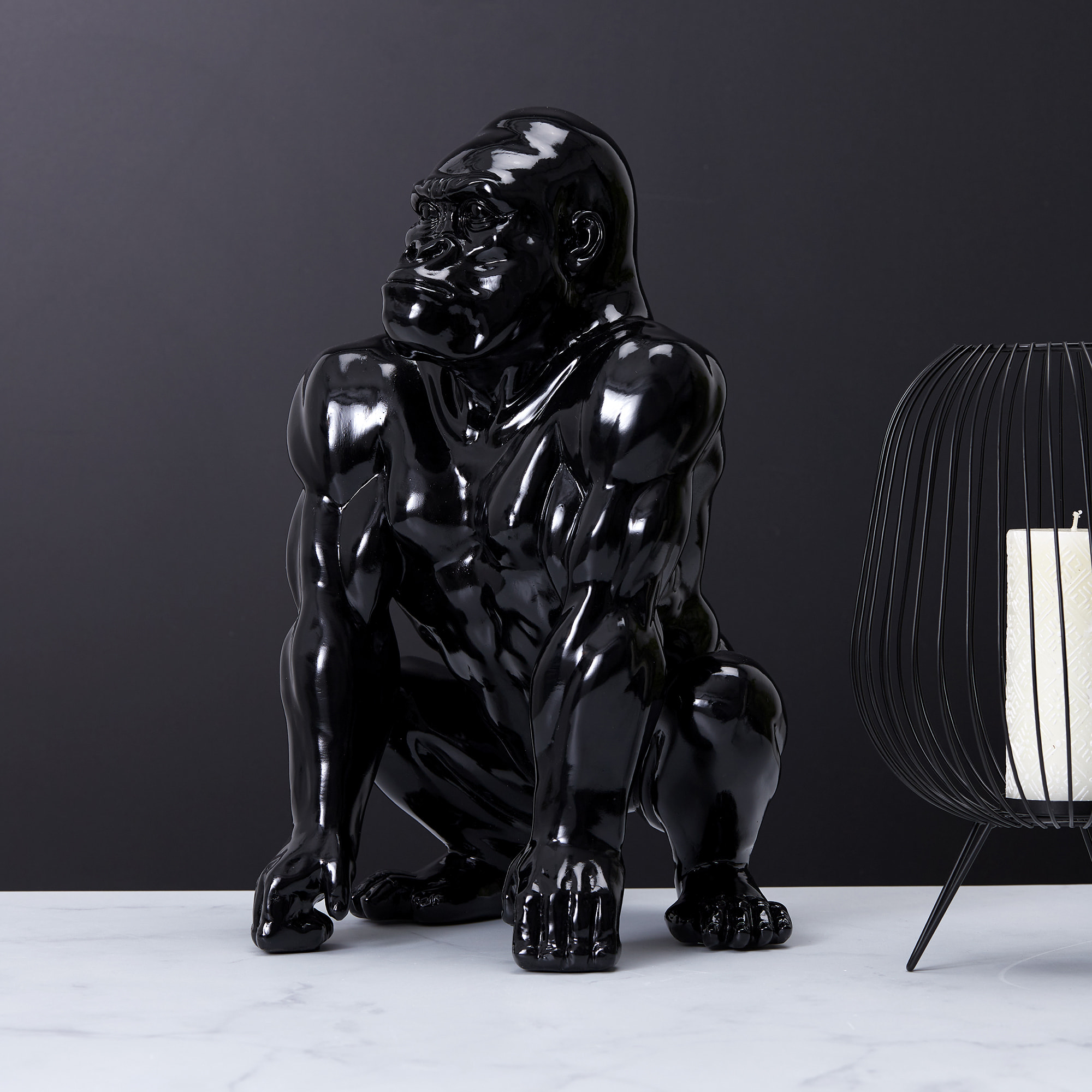 Gorille Noir Deco 46cm