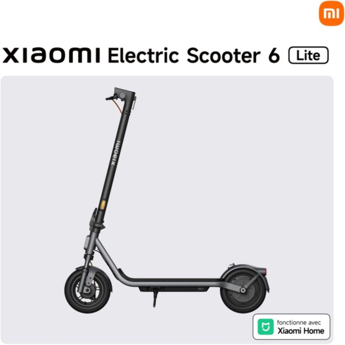 Trottinette électrique XIAOMI Electric Scooter 6 Lite Noir