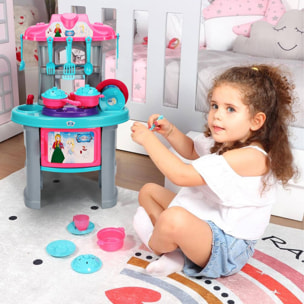 Well home juguete de juego de cocina infantil 45x28x70cm