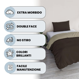 PARURE COPRIPIUMINO VERA PIAZZA E MEZZA