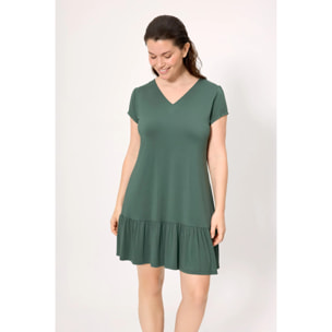 Vestito corto Verde