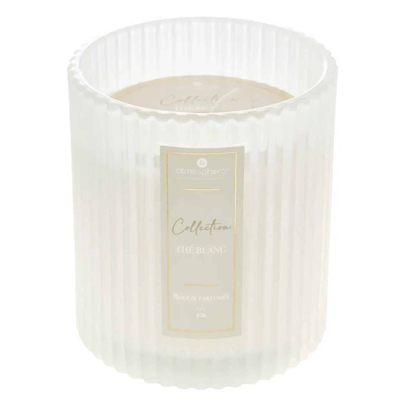 Bougie parfumée Albie 290g pot verre thé
