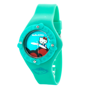 Reloj Hello Kitty HK7158LS-13 Mujer Analogico Cuarzo con Correa de Caucho