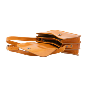 Borsa a tracolla  da donna In Vera pelle Made in Italy 22x16x9,5 cm