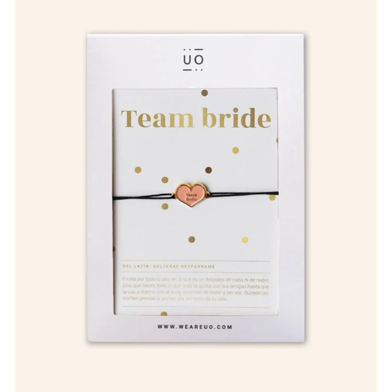 Pulsera Charm "Team bride"