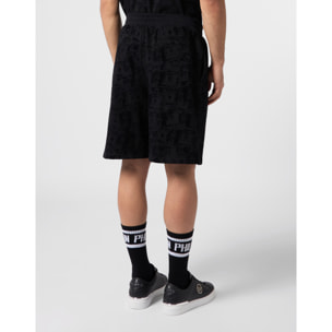 PHILIPP PLEIN Pantalones cortos de chándal SKULL